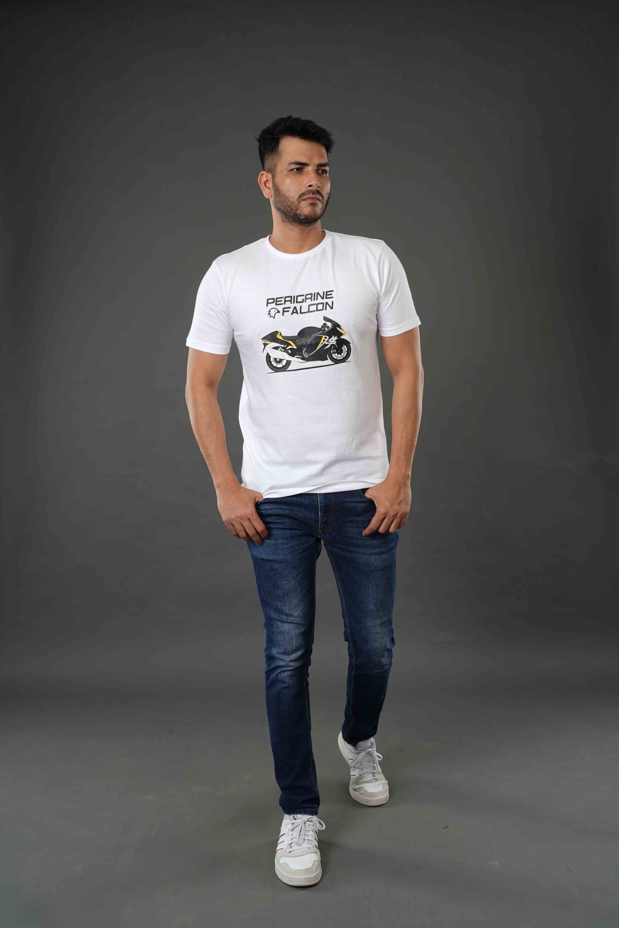 Falcon white graphic T-Shirt