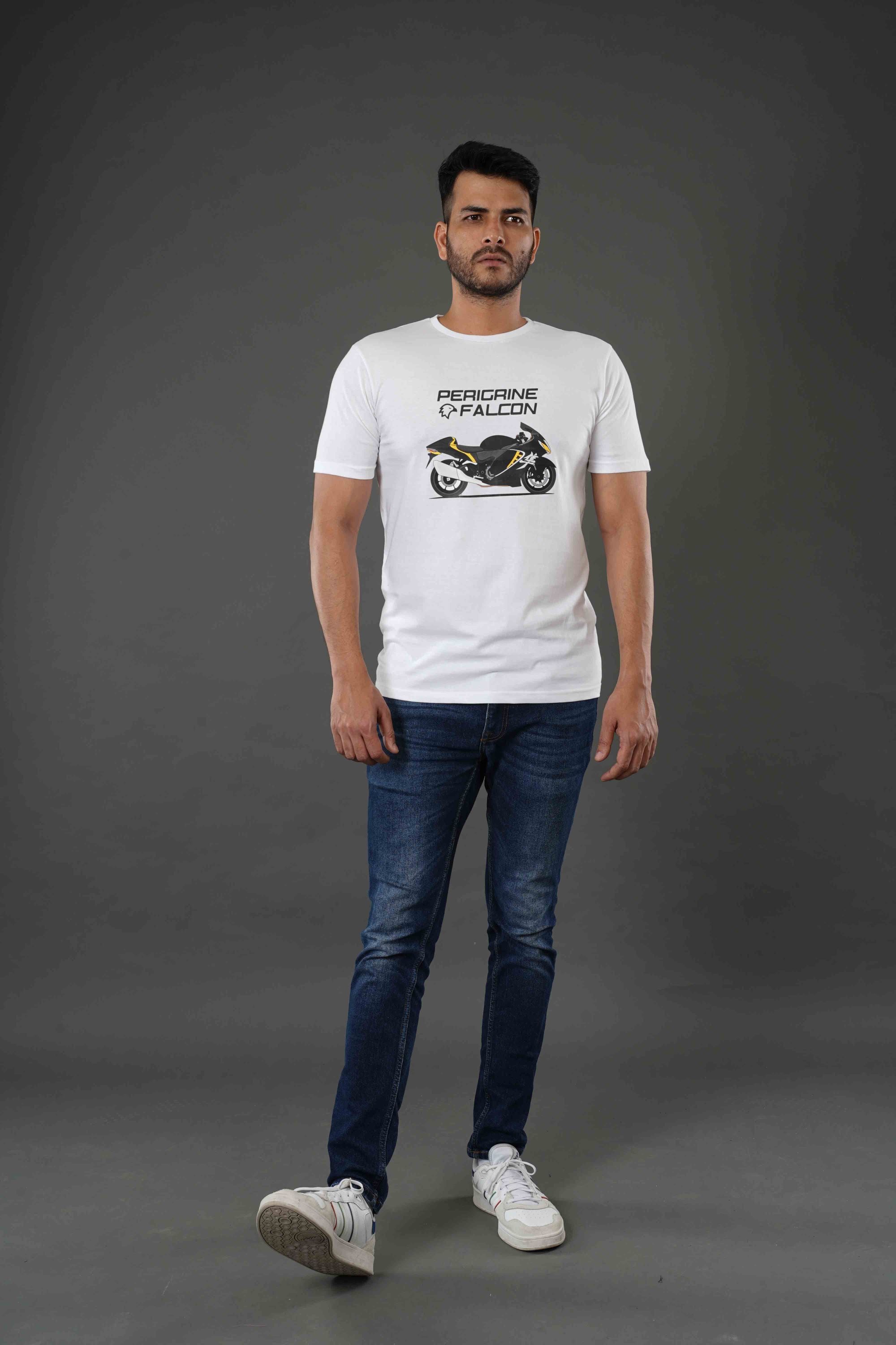 Falcon white graphic T-Shirt